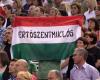 Ungarische Fans im Champions League-Halbfinale Györ - FC Midtjylland