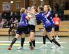 Lisa Antl, Liv Süchting, Annika Lott, Deckung Buxtehuder SV, gegen Arwen Rühl, Thüringer HC