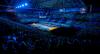 Blick in die Arena in Stockholm in der sich heute im Finale der Handball-WM Frankreich und Dänemark gegenüberstehen