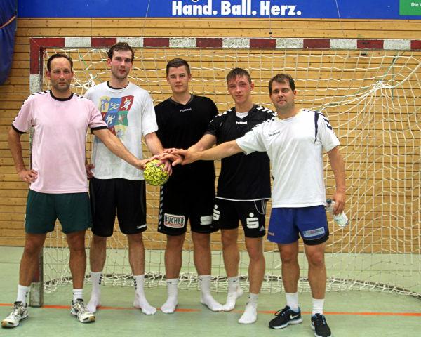 Kai Faltin, Markus Neukirchen, Henrik Schiffmann, Justin Müller, Ronny Rogawska (v.l.)