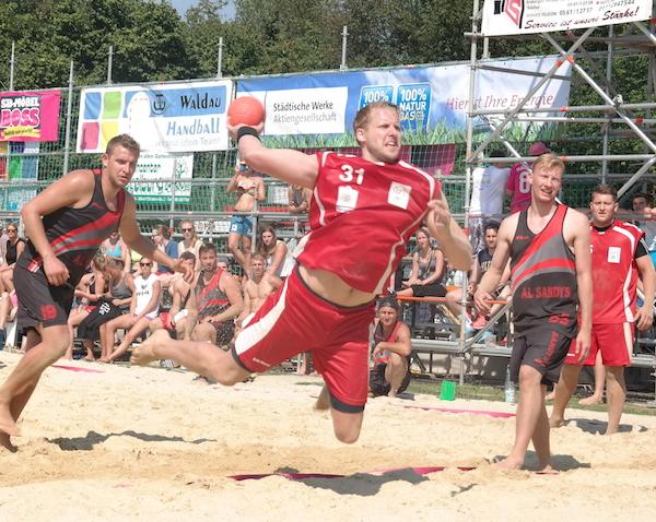 Im Finale 2015 trafen die Sand Devils - hier Nationalspieler Jörn Wolterink - und BTVGA aufeinander