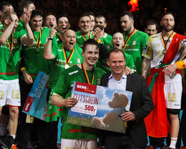 Michael Damgaard wurde als bester Spieler des Final4 des DHB-Pokals ausgezeichnet