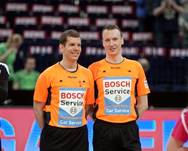 Emanuel Polke und Christian Kroll leiteten das Finale im DHB-Amateurpokal 2017