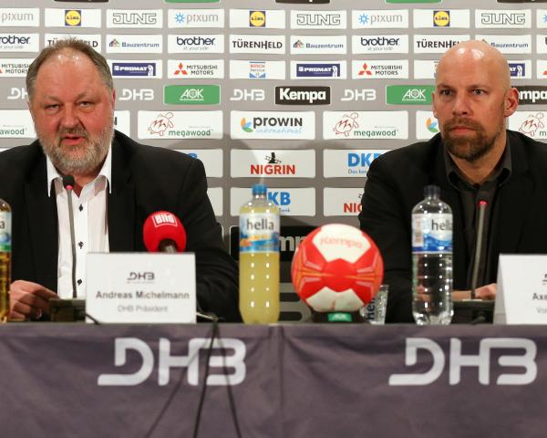 Andreas Michelmann und Andreas Kromer stellten die Entscheidung am Montag auf einer Pressekonferenz vor