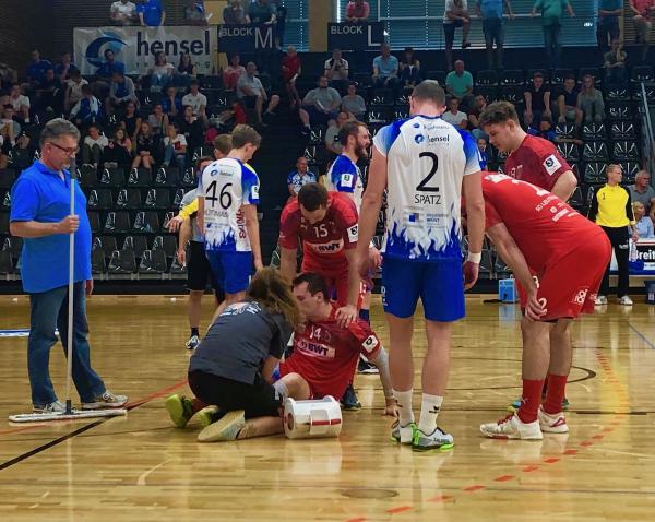 Philipp Jaeger hatte sich am ersten Spieltag in Großwallstadt schwer verletzt