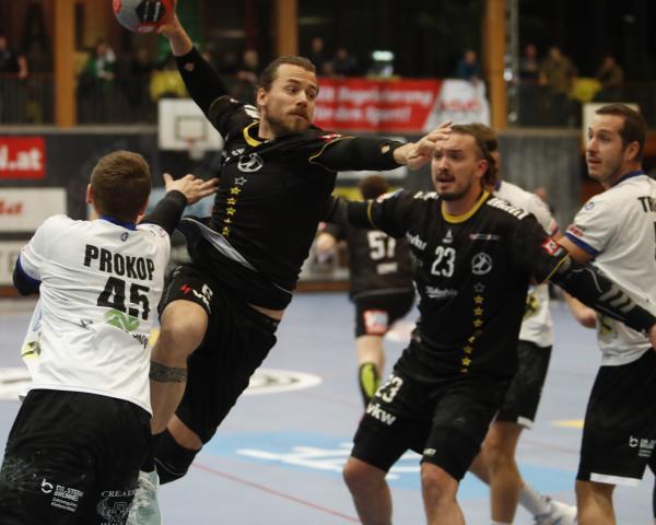 Titelverteidiger Bregenz Handball musste sich den BT Füchse Auto Pichler im Viertelfinale geschlagen geben.