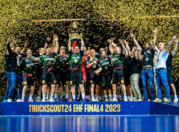 Der SC Magdeburg gewann 2023 zum ersten Mal in Köln die EHF Champions League. 
